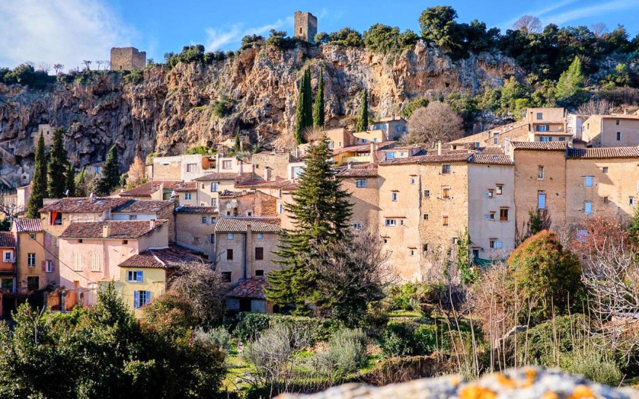 Apartamento Rez De Jardin, Le Pra De Pe Cotignac Exterior foto